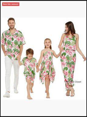 Rayon Casual Dress with 3/4 Sleeves for Beach